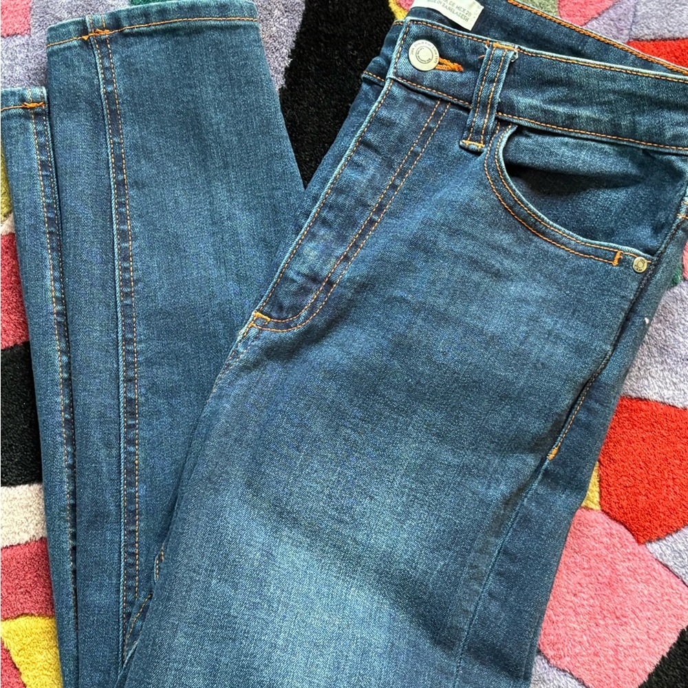 Zara Classic Blue Skinny Jeans